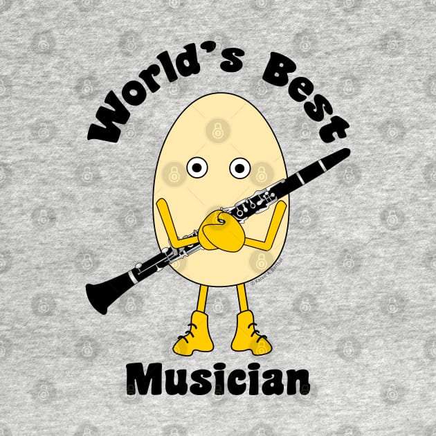 World's Best Clarinet Musician by Barthol Graphics